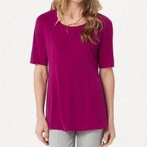 Modern Essentials Liquid Knit Fit and Flare Top